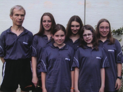Mannschaftsfoto Mädchen I - Bezirksliga - 2003/2004