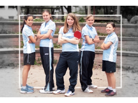 Mannschaftsfoto Mädchen I - Bezirksliga - 2007/2008