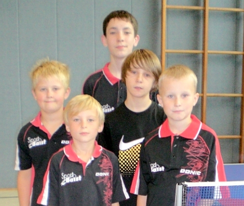 Mannschaftsfoto Schüler II - Kreisliga - 2010/2011