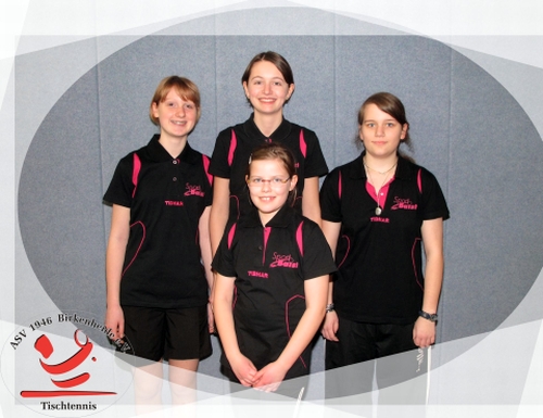 Mannschaftsfoto Schülerinnen I - Bezirksliga - 2010/2011